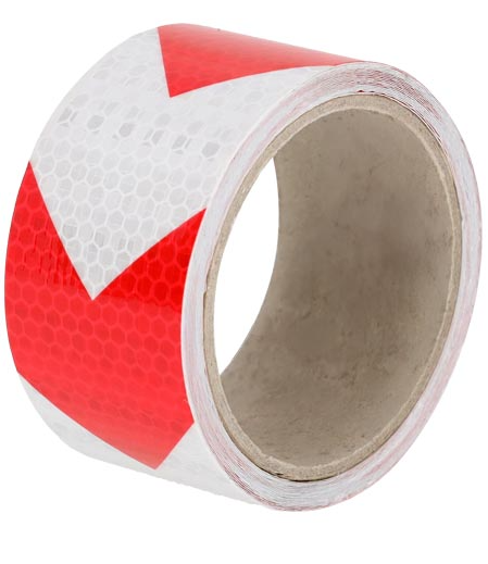 Līmlenta DIRECTIONTAPE, sarkana/balta