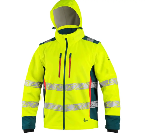 Softshell jaka CXS BEDFORD HI-VIS